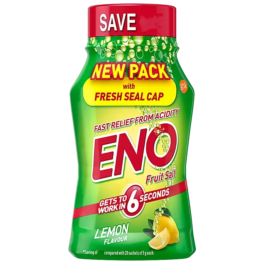 Eno Fruit Salt - Lemon, 100 g Jar