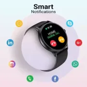 Fire-Boltt Hurricane 1.3" Curved Glass Display with 360 Health Training, 100+ Sports Modes Smartwatch  (Black Strap, Free Size)