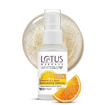 Lotus Herbals White Glow Vitamin-C + Gold Radiance Serum 15ML