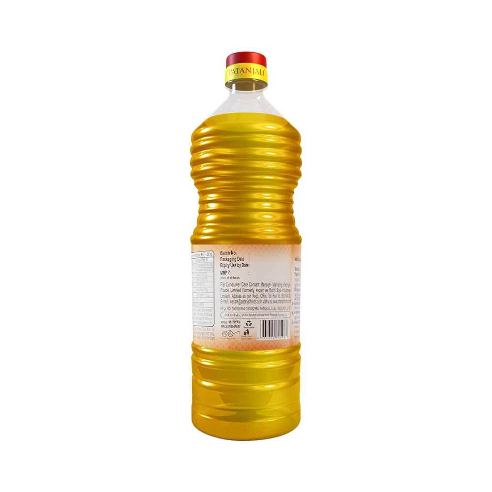 Patanjali Aastha Rice Bran Oil, 1Ltr