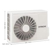 Hitachi 1.5 Ton 5 Star Inverter Split AC (Copper, Dust Filter, RSRG518HFEOZ1, White)