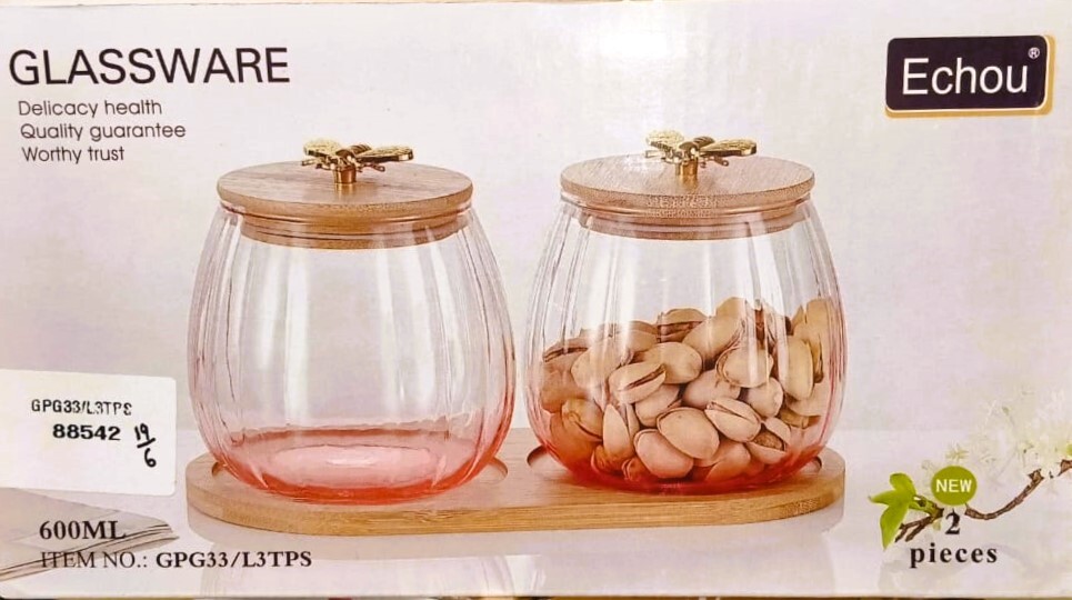 Echou Dry Glassware Container 2pcs (GPG/L3TPS 88542)