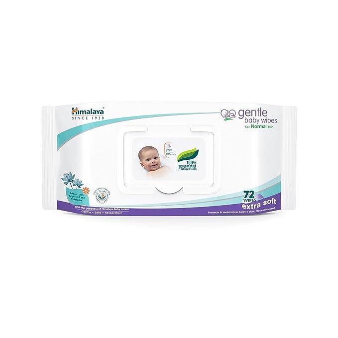Himalaya gentle baby 72 wipes