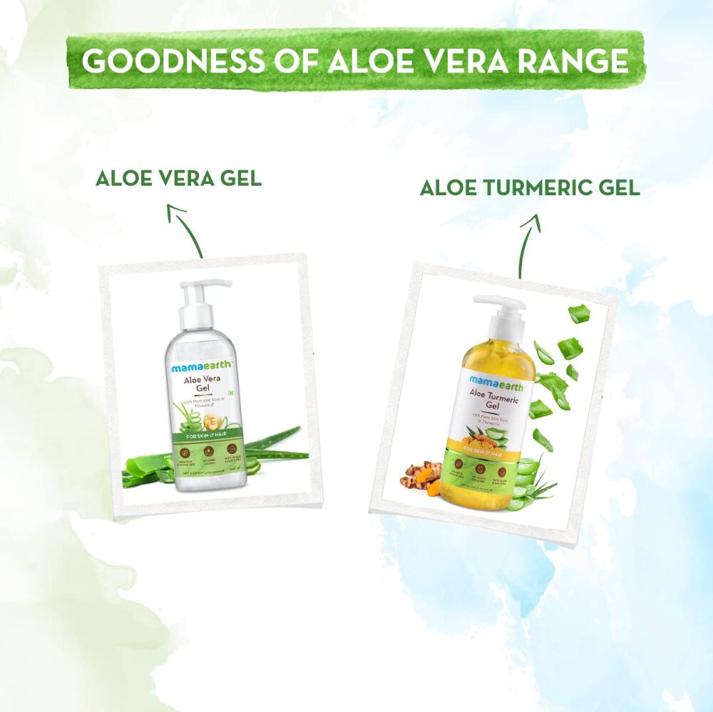 Mamaearth Aloe Turmeric Gel for Skin and Hair 300ml