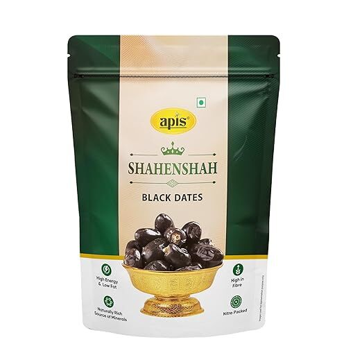 Apis shahenshah black dates 500g
