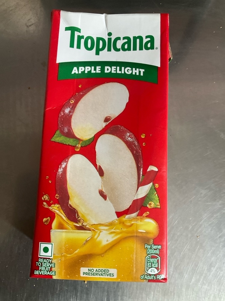 Tropicana apple delight juice 1L