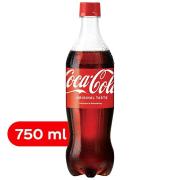 Coca-Cola Original Taste Soft Drink PET Bottle, 750 ml