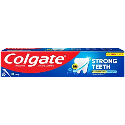 Colgate dental cream anticavity toothpaste strong teeth 100g