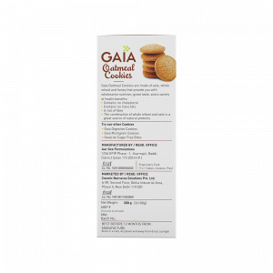 GAIA OATMEAL COOKIES CRISPV & CRUNCHV 200G