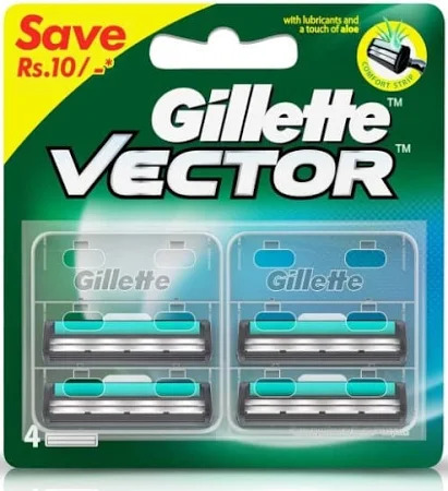 Gillette Vector+ 4s