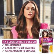 L'Oreal Paris Casting Creme Gloss Conditioning Hair Color No Ammonia - 500 Medium Brown (87.5 g + 72 ml)