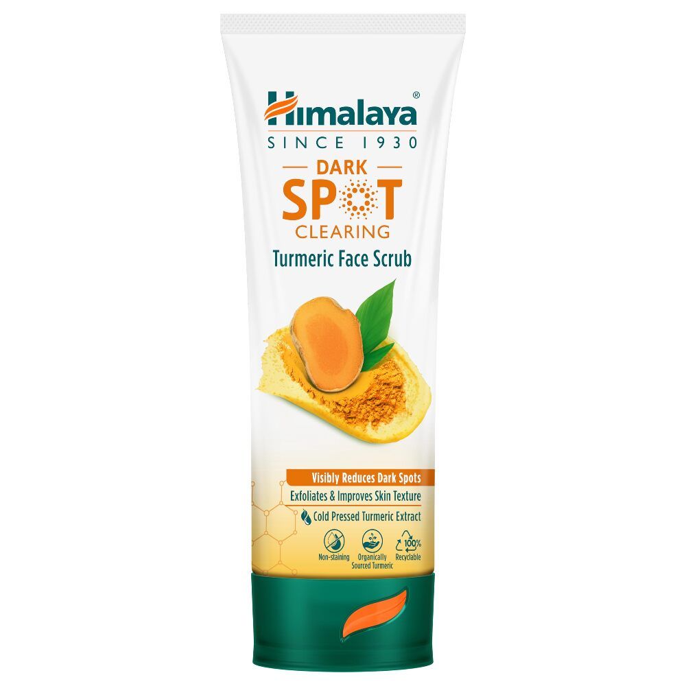Himalya Dark Spot Clearing Turmeric Face Scrub, 100G