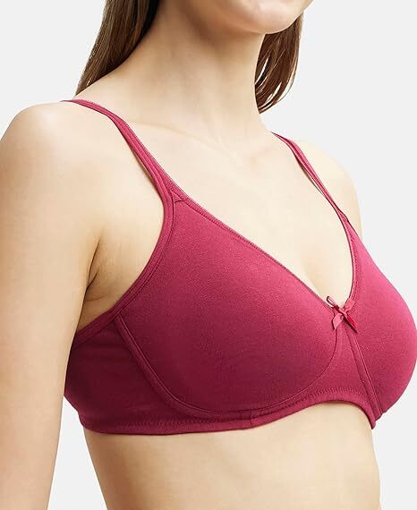 Jockey Woman Essence Wire-Free Shaper Bra Beet Red 1722-01 ( Size 36C) 1Pc