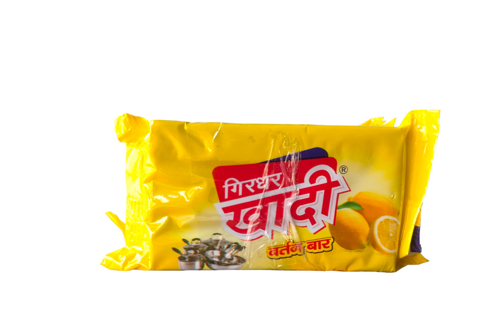 Khadi dishwash Bar pack of 4 Pcs