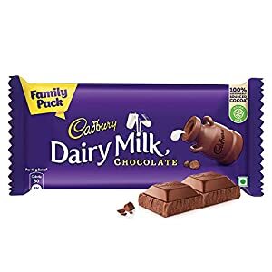 Cadbury Dairy Milk Chocolate Family Pack, 123 gm