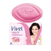 Vivel Lotus Oil + Vitamin E Soft Glowing Skin Soap 100g Pack of 4