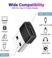 Type C Female to USB A Male Charger