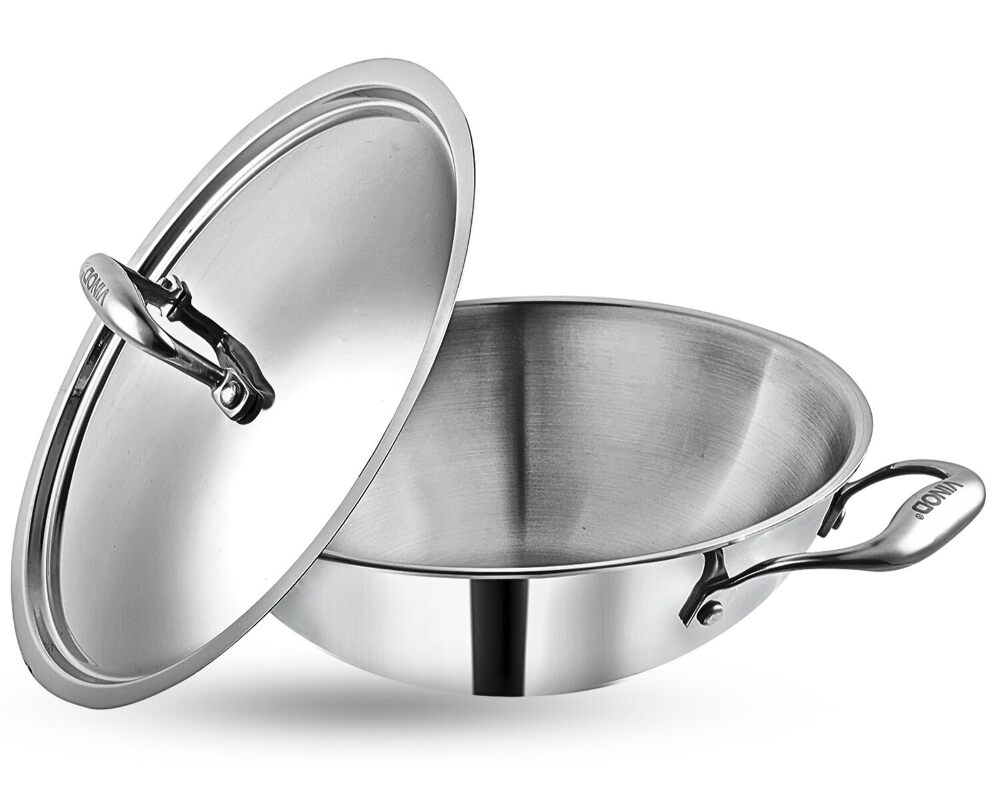 Vinod Kadai Sas Metal (3 Layer With Lid) size-26