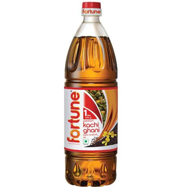 Fortune Premium Kachi Ghani Pure Mustard Oil, 1 L