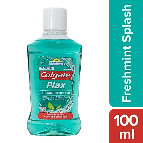 Colgate Plax Mouthwash Freshmint Splash, 100 ml