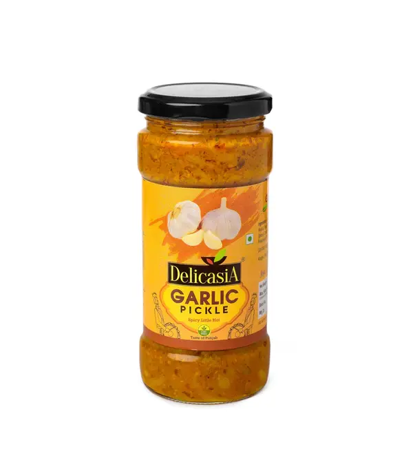 Delicasia Garlic Pickle, 375 gm