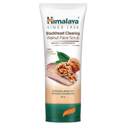 Himalaya Blackhead Clearing Walnut Face Scrub 50g