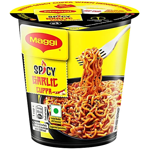 Maggi Spicy Garlic Cuppa Noodles, 70.5g