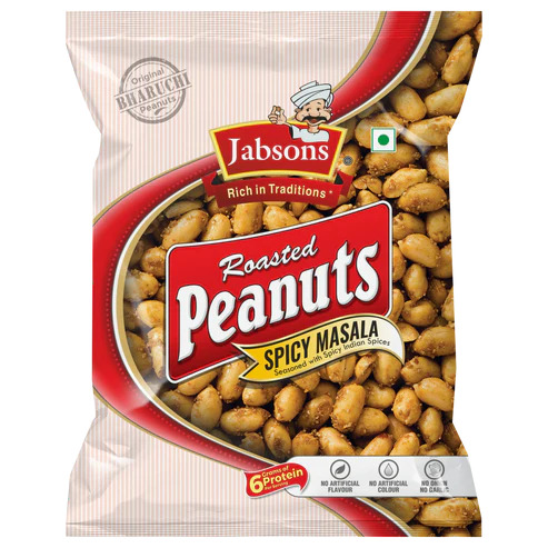 Jabson Roasted Peanuts Spicy Masala, 140G