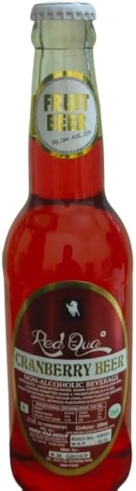 Red Qua Cranberry Beer Non-Alcoholic Beverage 330ml