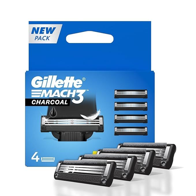 Gillette Mach3 Charcoal 4N