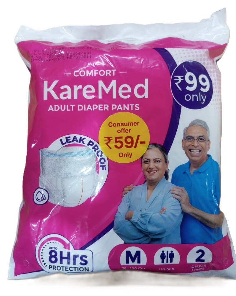 Kare Med Comfort Adult Diaper Pants Medium 75cm-100cm