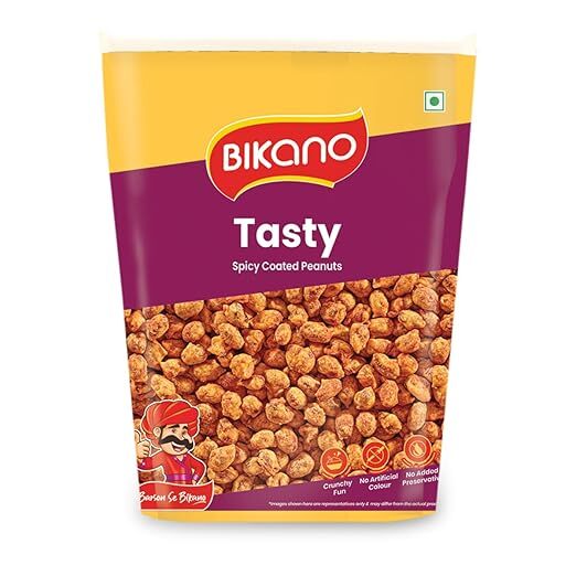 Bikano Tasty Spicy Coated Peanuts 1kg