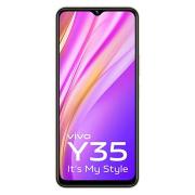 Vivo Y35 (Dawn Gold, 8GB RAM, 128GB Storage)