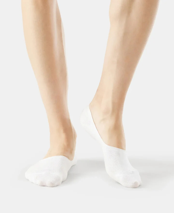 Jockey Athleisure No Show Cotton Socks(7099-0210 WHITE) 18 cm