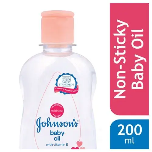 Johnson's Baby Oil With Vitamin E, 200 ml
