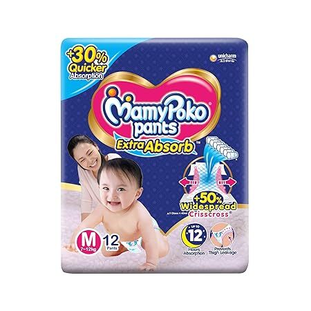 MamyPoko Pants Extra Absorb M12 Pants