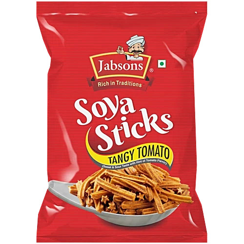 Jabsons Soya Sticks Tangy Tomato, 180g