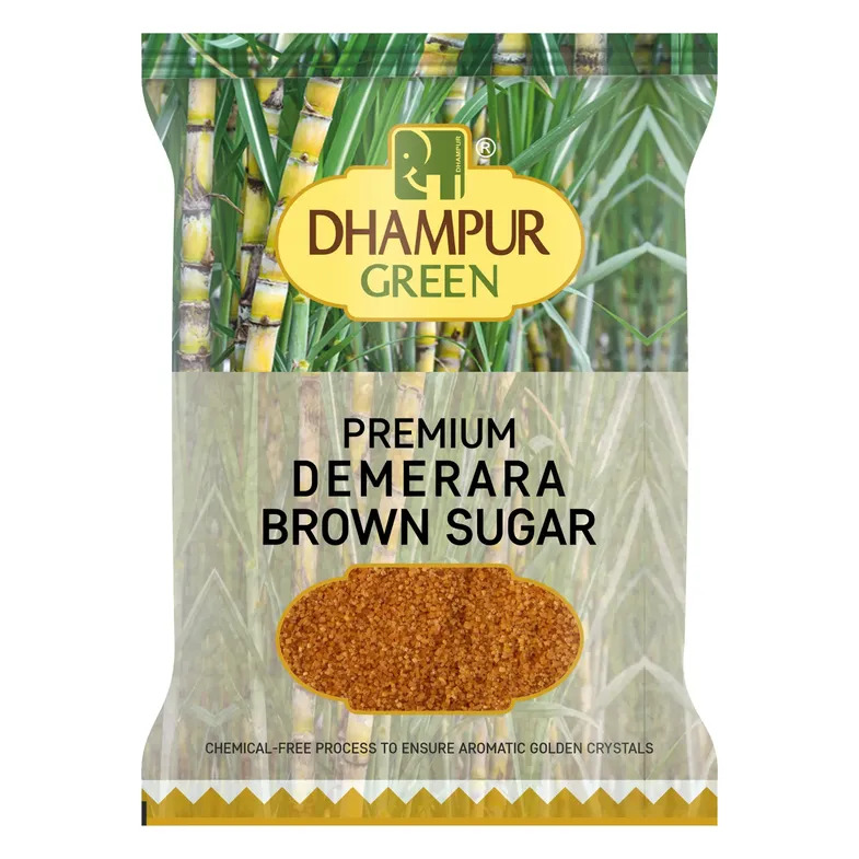 Dhampur Green Premium Demerara Brown Sugar 1kg