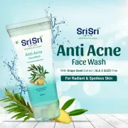 Sri Sri Anti Acne Face Wash Fro Radiant & Spotless Skin, 60 ml