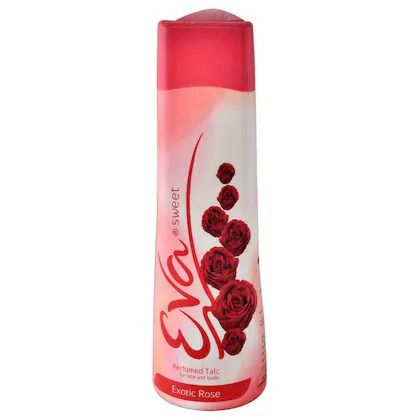 Eva Sweet Exotic Rose Perfumed Talc for Face & Body 400 g