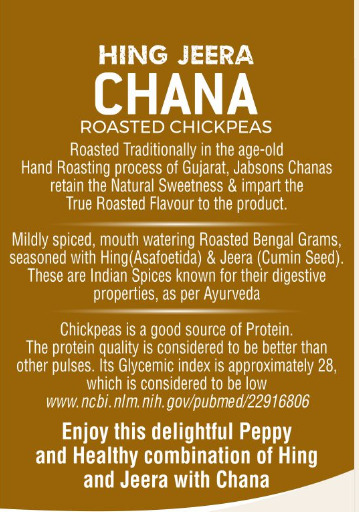 Jabsons Hing Jeera Chana, 150 gm