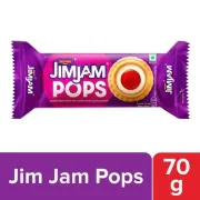 Britannia Jim Jam Pops Biscuit, 70 g