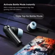 Mivi DuoPods D4 TWS,Rich Bass,50H Playtime,AI ENC,Low Latency,13mm,5.3 BT Bluetooth Headset (Black, True Wireless)
