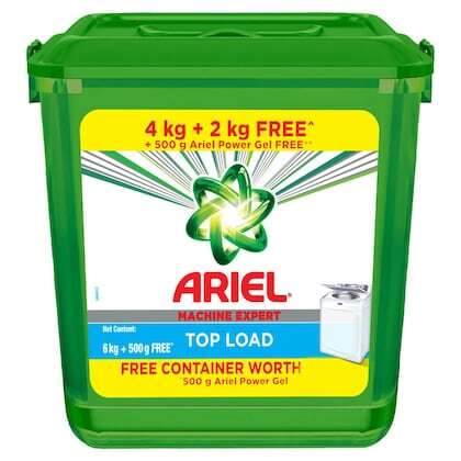 Ariel Machine Expert + 2Kg Free + 500g Ariel Power Gel Free