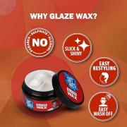 Set Wet Styling Glaze Hair Wax | Healthy Shine Strong Hold Restylable Anytime Easy Wash off 60 gm