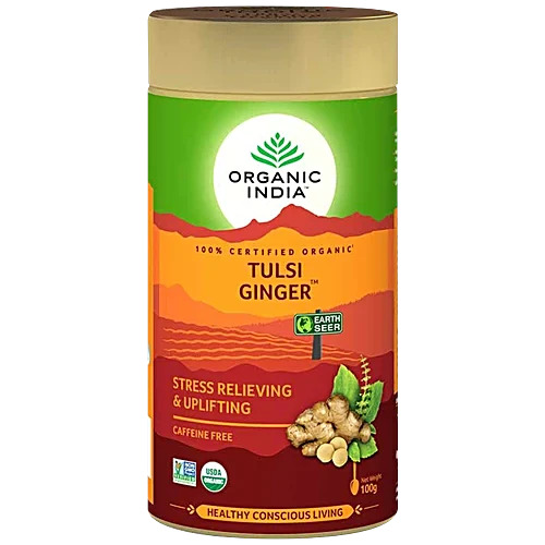 Organic India Certified Organic Tulsi Ginger 100g