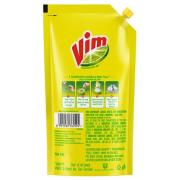 Vim Dishwash Liquid Gel - Lemon, 125 ml Pouch