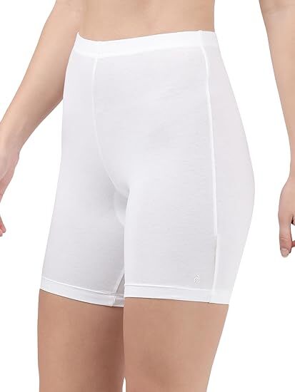 Jockey Woman Comfies Shorties 1529 Stretch L White