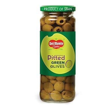 Del Monte Ditted Green Olives 450gm