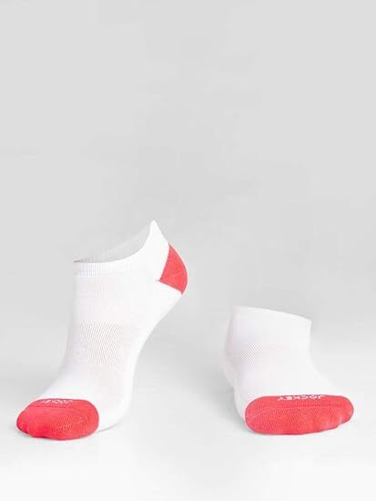 Jockey Women Move Low Show Socks(7472-0110 WH-GG) 18 CM